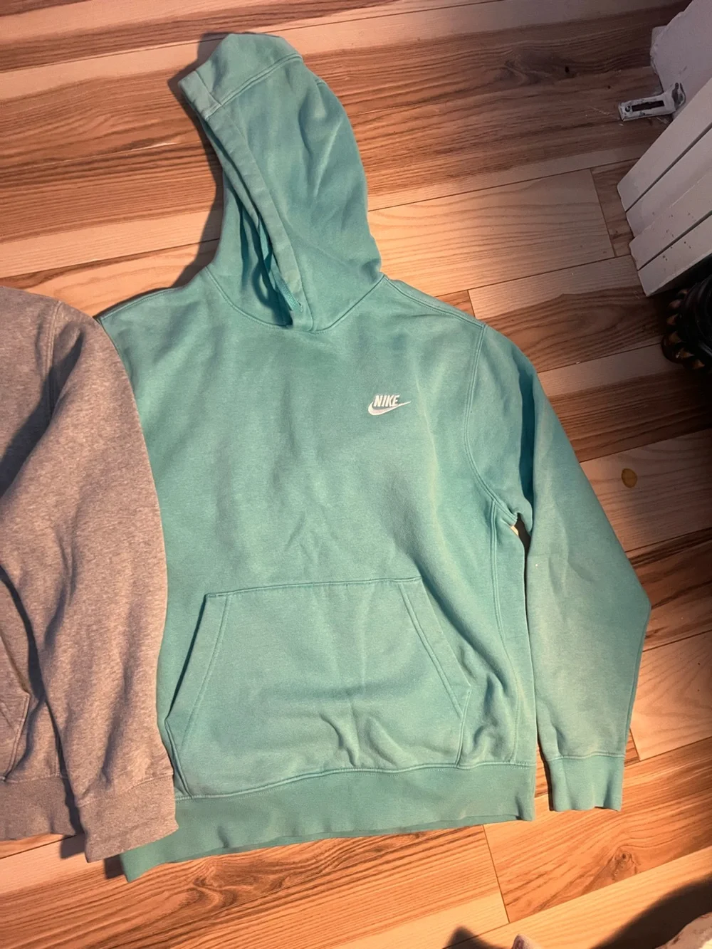 Nike Hoodies - Gray & Teal